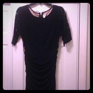 Black cocktail dress